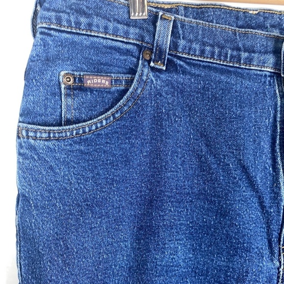 Riders by Lee High Waist Denim Blue Jeans size 18P petite EUC - Picture 2 of 7